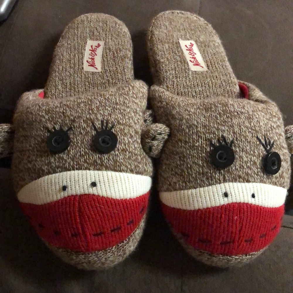 Sick monkey house shoes